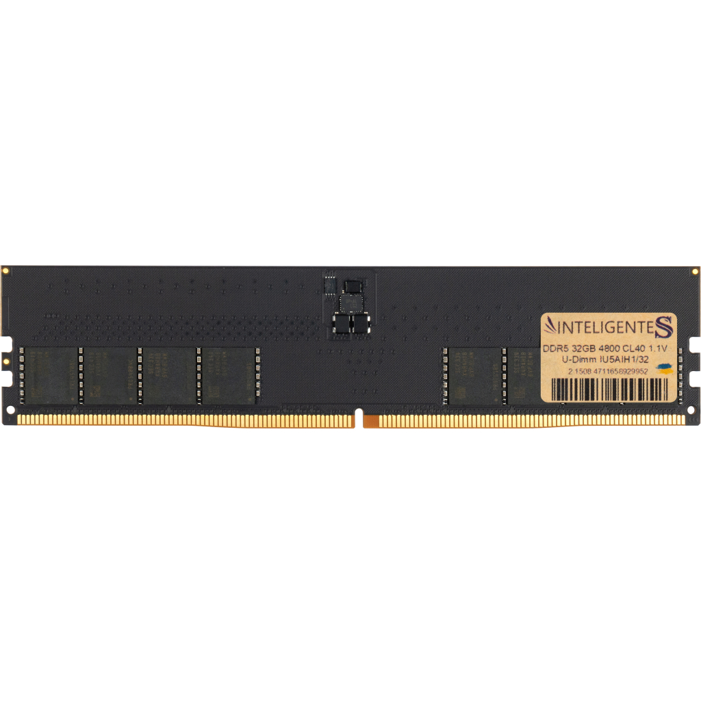 Модуль пам%27яті для комп%27ютера DDR5 32GB 4800 MHz INTELIGENTES (IU5AIH1/32) Модуль пам%27яті для комп%27ютера DDR5 32GB 4800 MHz INTELIGENTES (IU5AIH1/32)