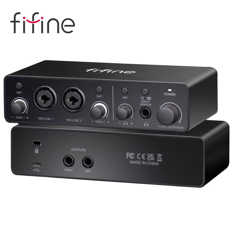 Аудіоінтерфейс Fifine Ampli 3 - фото 2