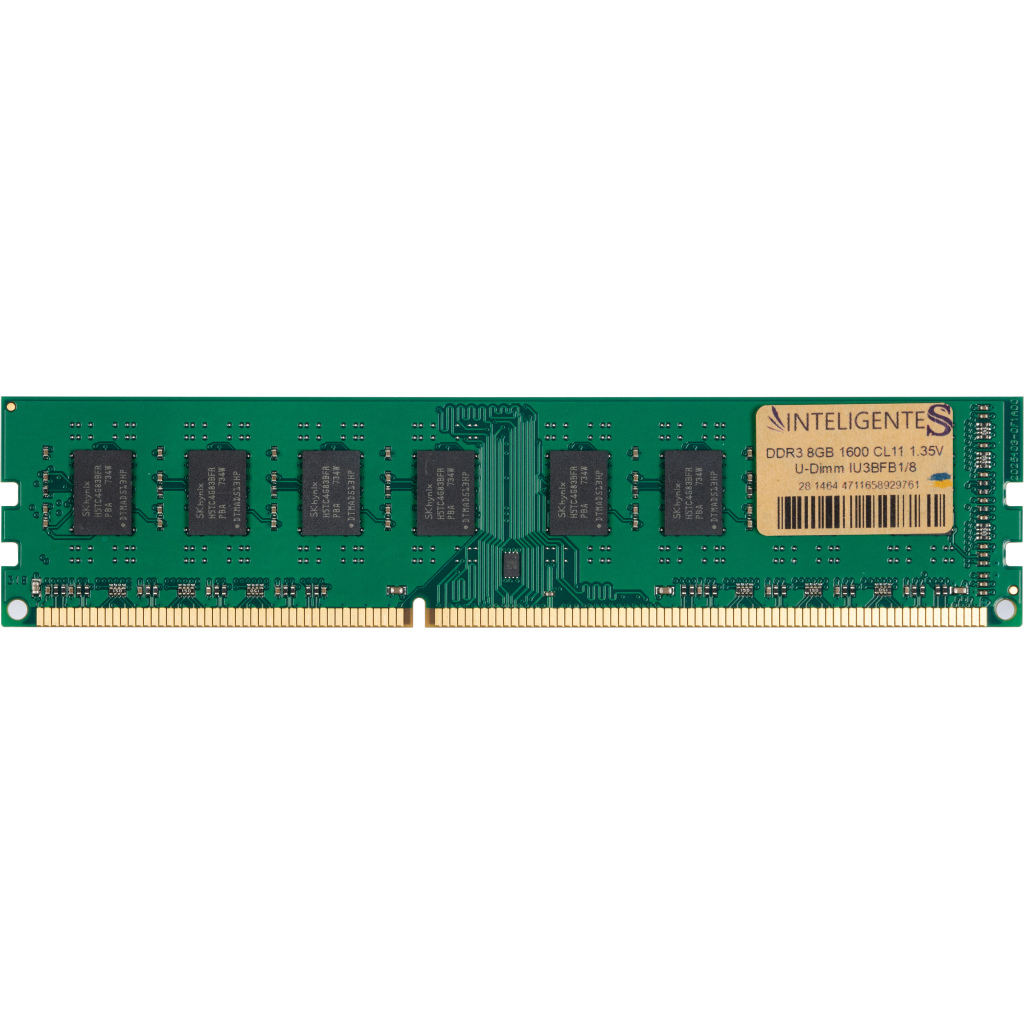 Модуль пам'яті для комп'ютера DDR3L 8GB 1600 MHz INTELIGENTES (IU3BFB1/8) - фото 1