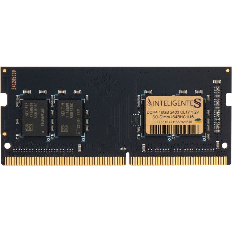 Модуль пам'яті для ноутбука SoDIMM DDR4 16GB 2400 MHz INTELIGENTES (IS4BHC1/16) - фото 1
