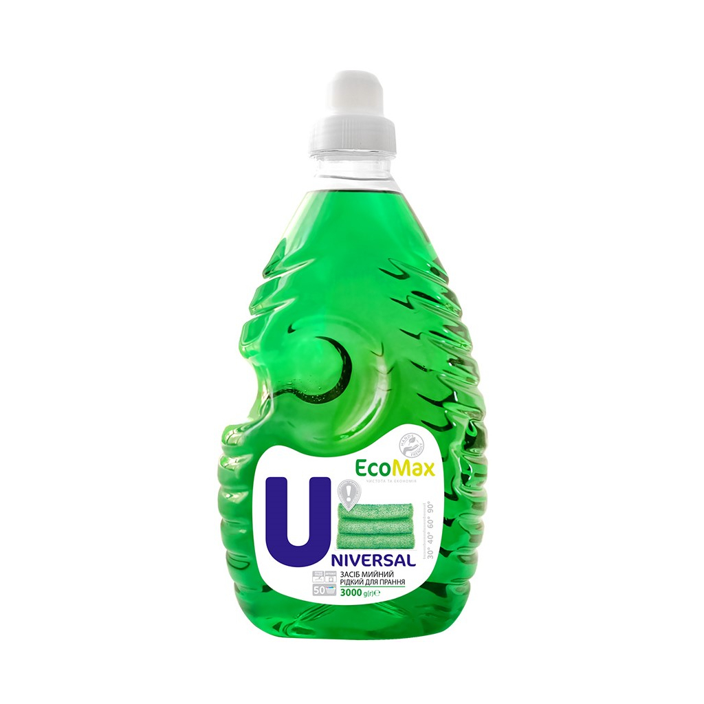 Гель для прання EcoMax Universal 3 л (4820217131054) - фото 1 Гель для прання EcoMax Universal 3 л (4820217131054) - фото 1
