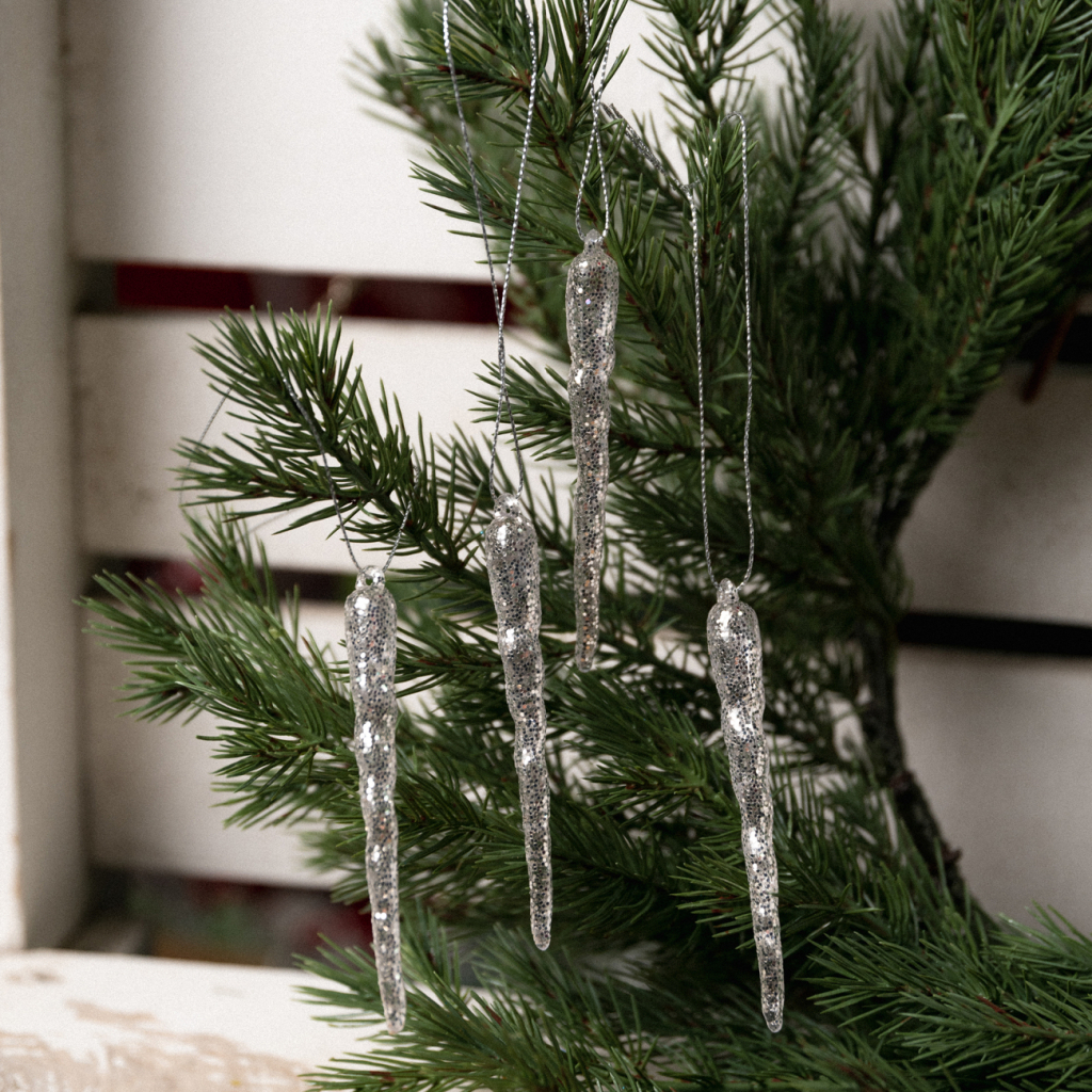 Ялинкова іграшка Novogod`ko Бурульки 10 cм 4 шт Пластик (974881) - фото 3 Ялинкова іграшка Novogod`ko Бурульки 10 cм 4 шт Пластик (974881) - фото 3