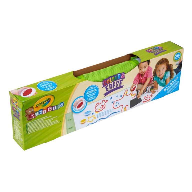 Набір для творчості Crayola Mini Kids Багаторазовий килимок для малювання, з фарбами (81-1528) - фото 10