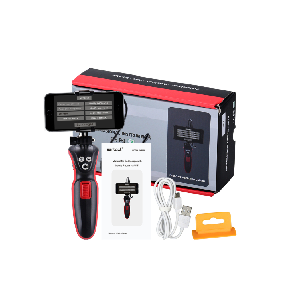 Інспекційна камера Wintact ендоскоп WiFi (WT6810) - фото 4 Інспекційна камера Wintact ендоскоп WiFi (WT6810) - фото 4