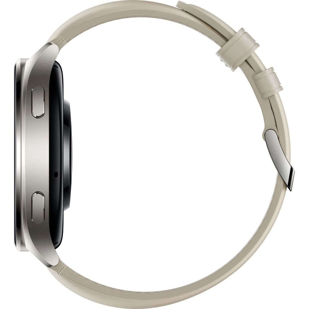 Смарт-годинник Xiaomi Watch 2 Titan BHR9306GL Gray Case White Leather Strap (1093970) - фото 5 Смарт-годинник Xiaomi Watch 2 Titan BHR9306GL Gray Case White Leather Strap (1093970) - фото 5