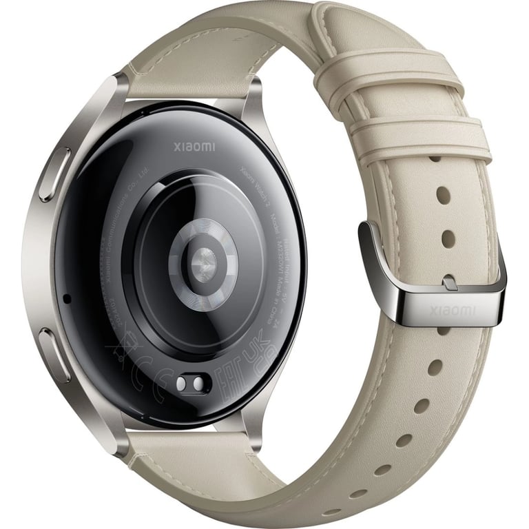 Смарт-годинник Xiaomi Watch 2 Titan BHR9306GL Gray Case White Leather Strap (1093970) - фото 6