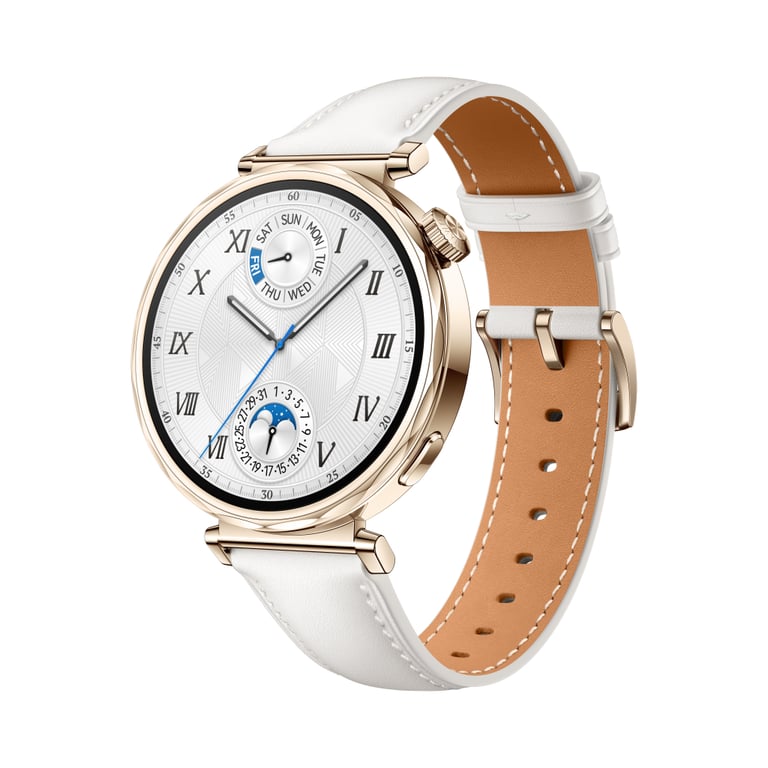 Смарт-годинник Huawei WATCH GT 5 41mm White Leather (55020DJT) — фото 1