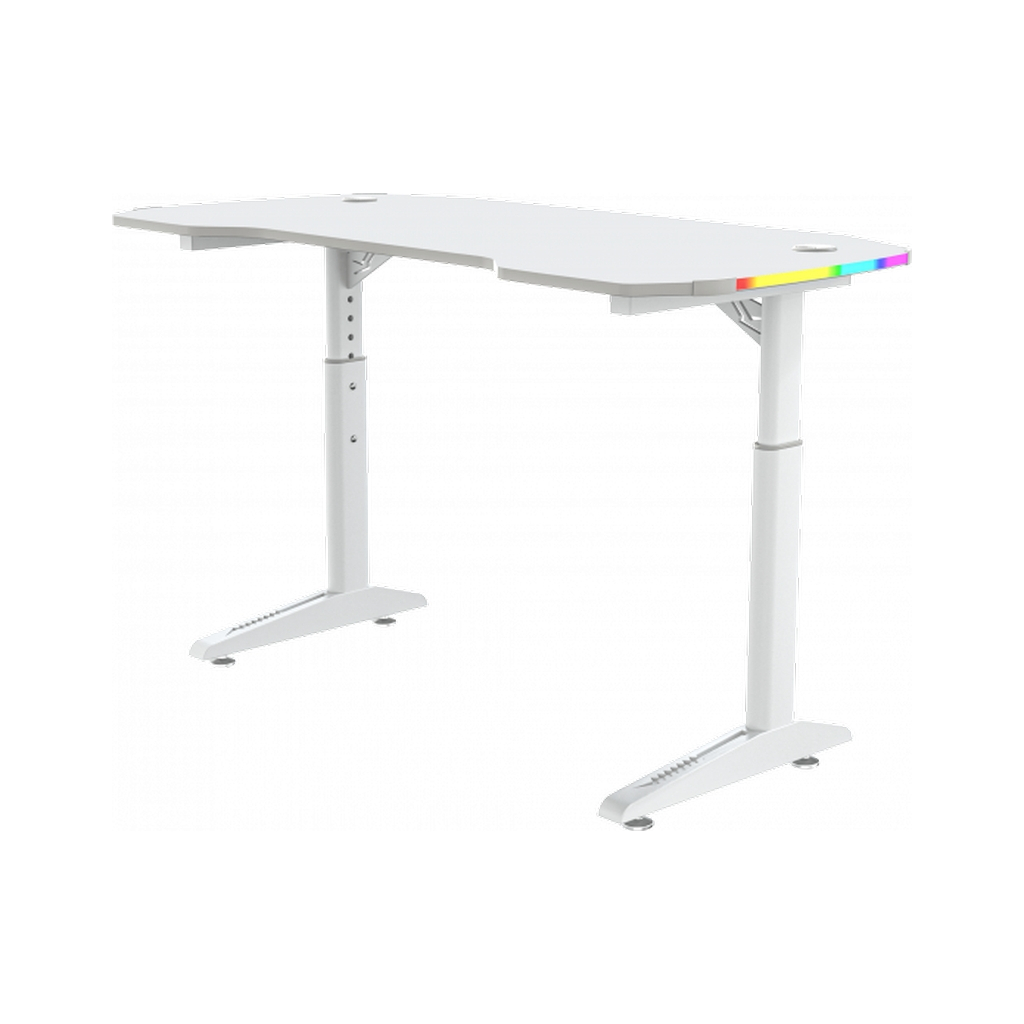 Комп%27ютерний стіл GT Racer T-1229 White (T-1229 (120x60x71-79) White) Комп%27ютерний стіл GT Racer T-1229 White (T-1229 (120x60x71-79) White)