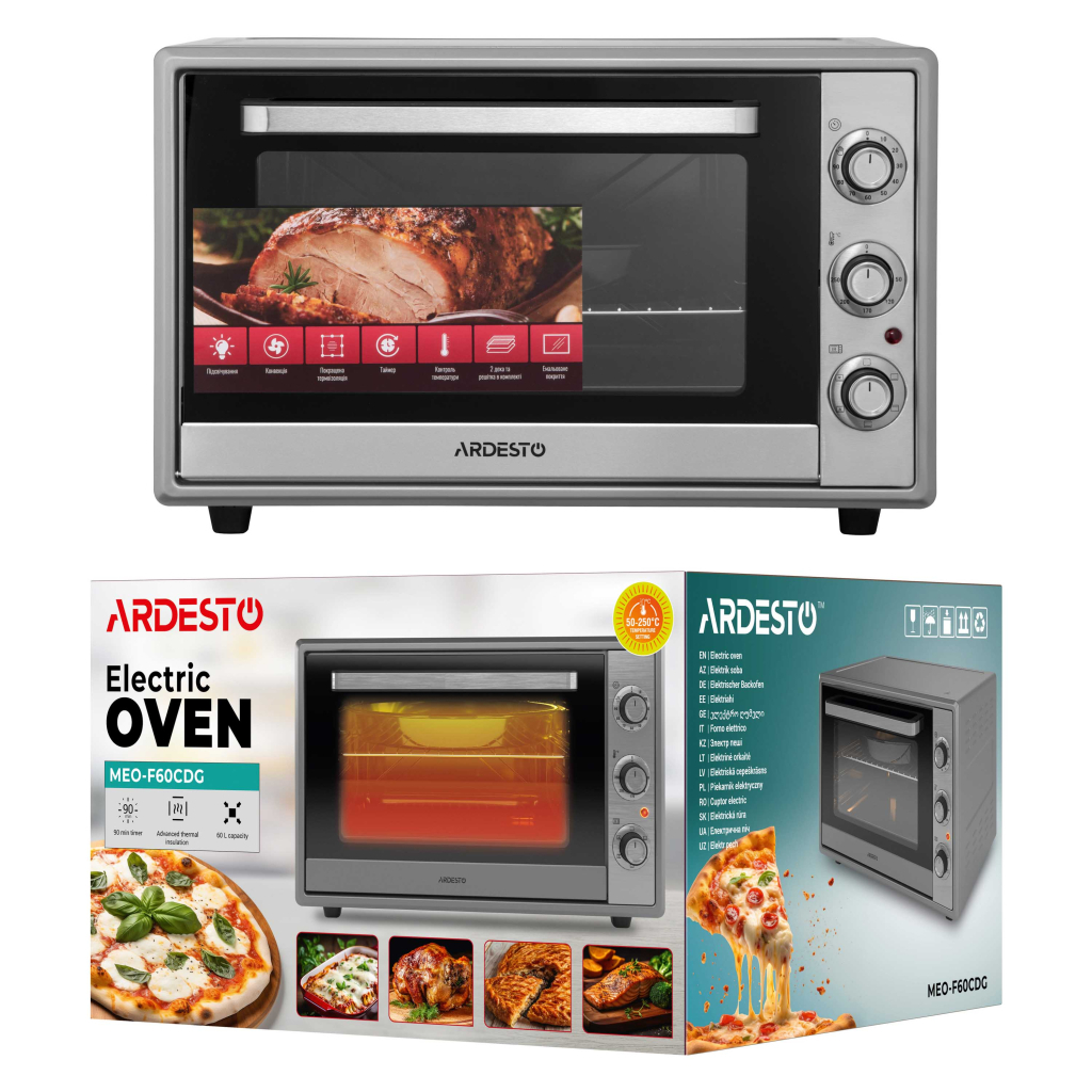 Електропіч Ardesto MEO-F60CDG - фото 4 Електропіч Ardesto MEO-F60CDG - фото 4