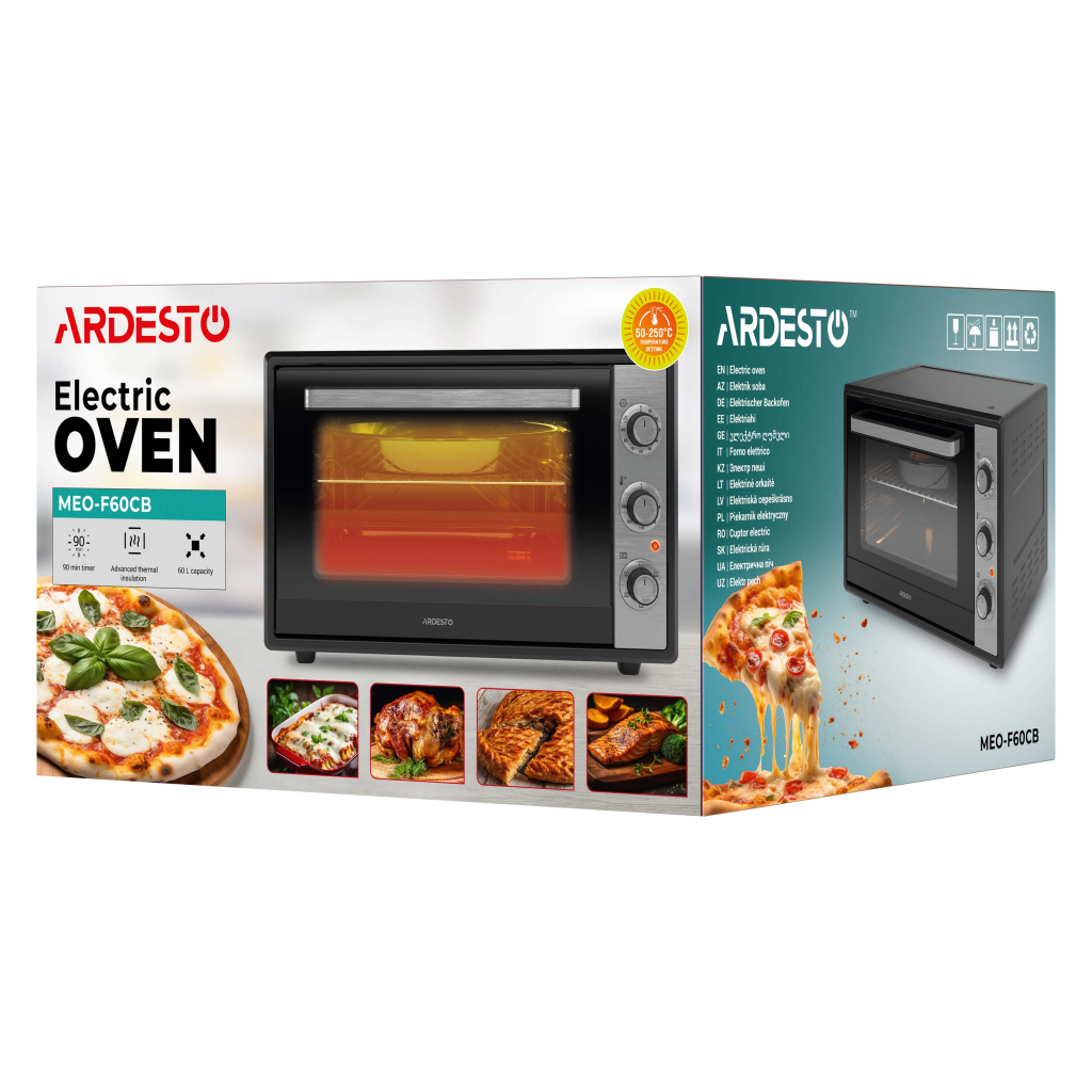 Електропіч Ardesto MEO-F60CB - фото 10 Електропіч Ardesto MEO-F60CB - фото 10