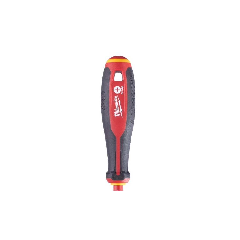 Викрутка Milwaukee тригранна діелектрична VDE PH1 X80 (4932478721) - фото 2 Викрутка Milwaukee тригранна діелектрична VDE PH1 X80 (4932478721) - фото 2