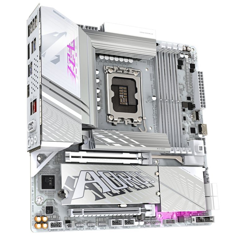 Материнська плата GIGABYTE Z890M AORUS ELITE WIFI7 ICE - фото 2
