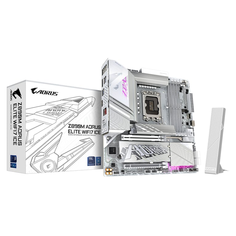 Материнська плата GIGABYTE Z890M AORUS ELITE WIFI7 ICE - фото 6