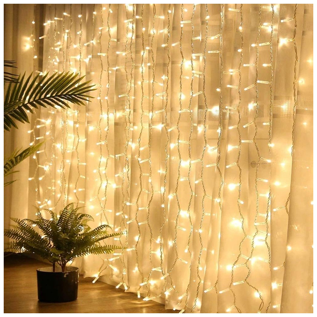 Гірлянда ColorWay Штора завіса 3 x 2 м 240 LED USB теплий колір (CW-GW-240L32U) - фото 7 Гірлянда ColorWay Штора завіса 3 x 2 м 240 LED USB теплий колір (CW-GW-240L32U) - фото 7