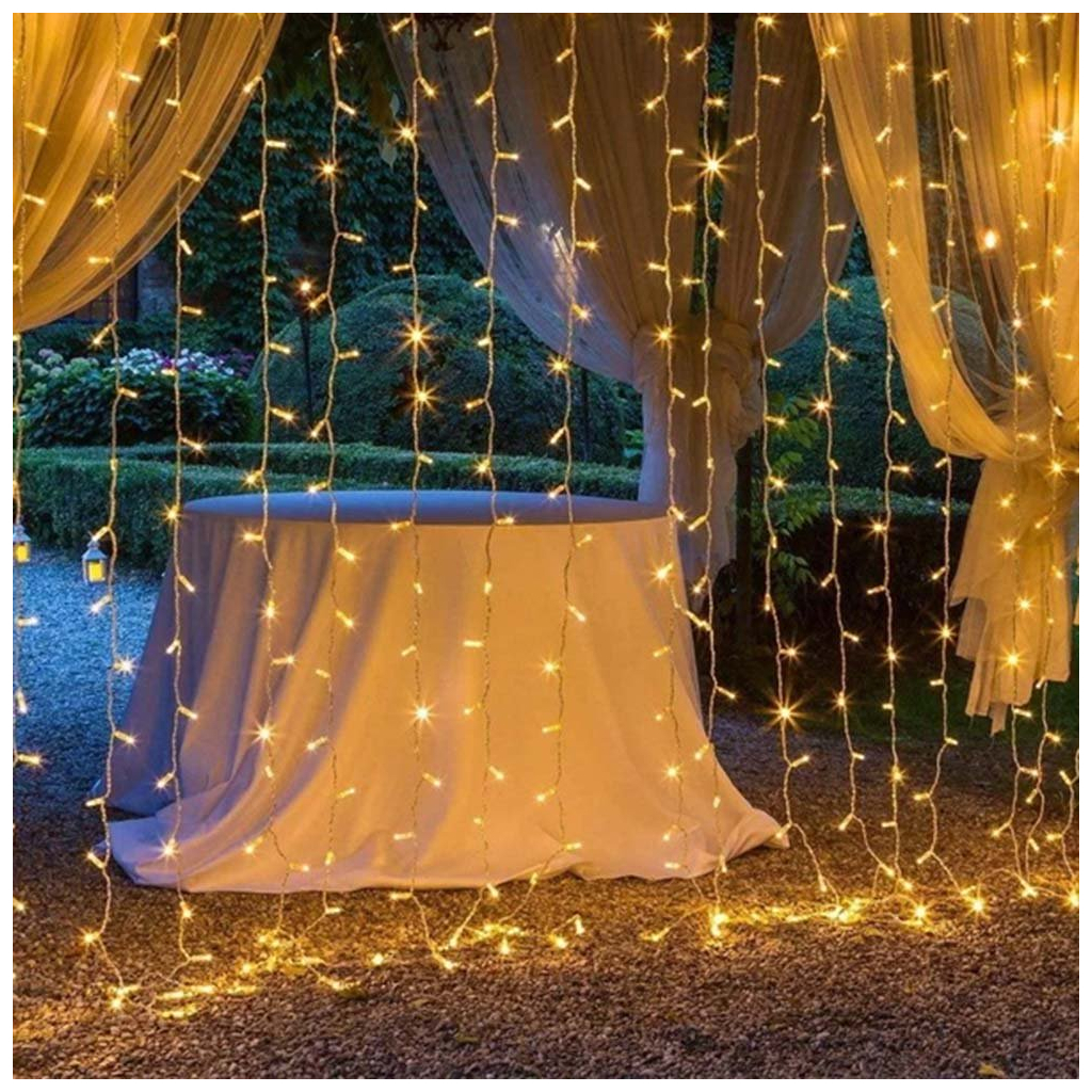 Гірлянда ColorWay Штора завіса 3 x 3 м 300 LED USB теплий колір (CW-GW-300L33U) - фото 11 Гірлянда ColorWay Штора завіса 3 x 3 м 300 LED USB теплий колір (CW-GW-300L33U) - фото 11