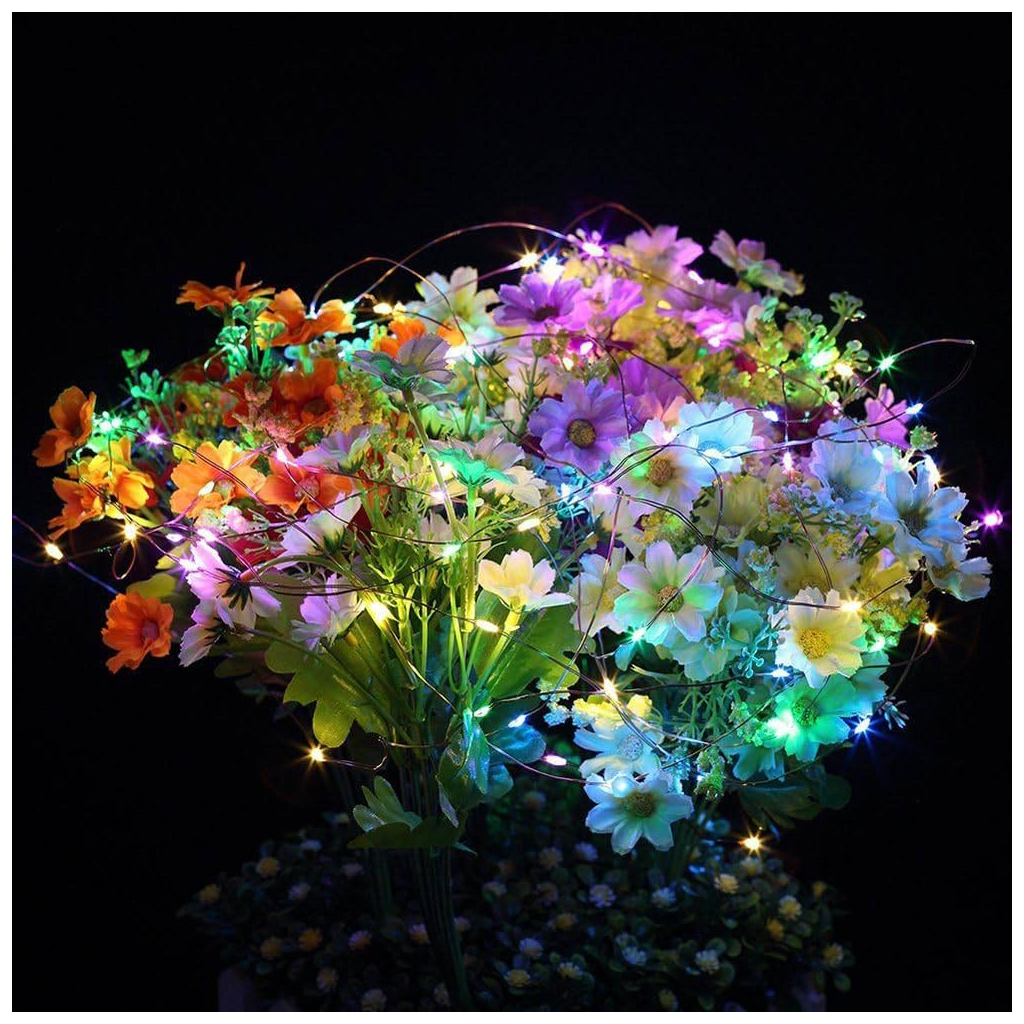 Гірлянда ColorWay Роса LED 100 10 м 8 функцій різнокольорова USB (CW-G-100L10NUMC) - фото 6 Гірлянда ColorWay Роса LED 100 10 м 8 функцій різнокольорова USB (CW-G-100L10NUMC) - фото 6