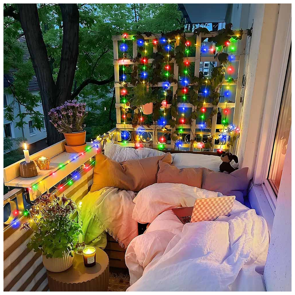 Гірлянда ColorWay Роса LED 100 10 м 8 функцій різнокольорова USB (CW-G-100L10NUMC) - фото 7 Гірлянда ColorWay Роса LED 100 10 м 8 функцій різнокольорова USB (CW-G-100L10NUMC) - фото 7