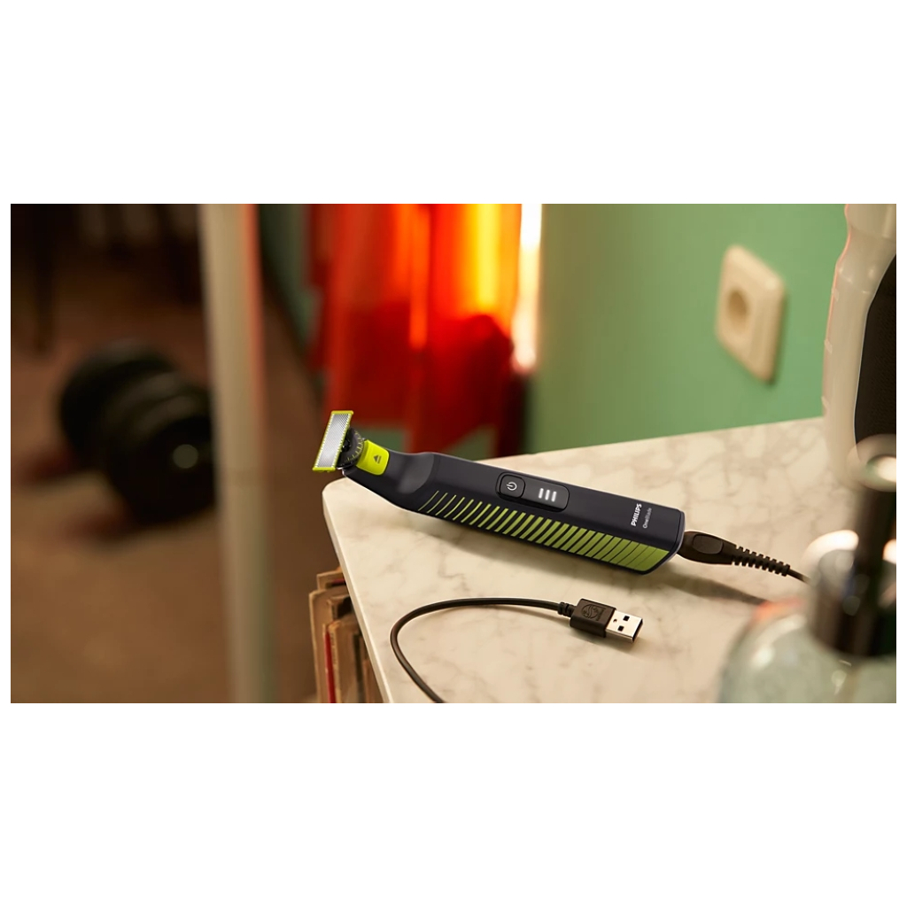 Електробритва Philips QP6506/15 OneBlade Pro (QP6506/15) - фото 4 Електробритва Philips QP6506/15 OneBlade Pro (QP6506/15) - фото 4