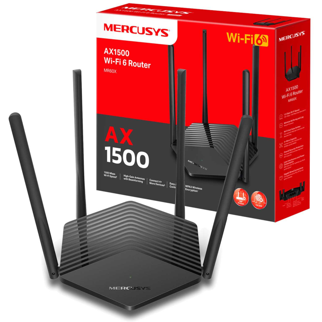 Маршрутизатор Mercusys MR60X - фото 5 Маршрутизатор Mercusys MR60X - фото 5