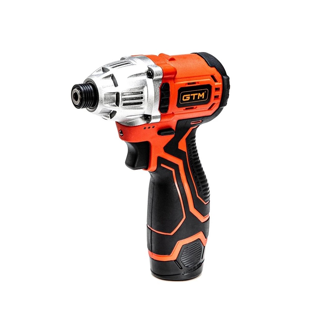 Шуруповерт GTM ударний IS12/120BL, 12В, 120Нм, 0-3000 об/хв, 2x2Ah (IS12/120BL) - фото 2 Шуруповерт GTM ударний IS12/120BL, 12В, 120Нм, 0-3000 об/хв, 2x2Ah (IS12/120BL) - фото 2