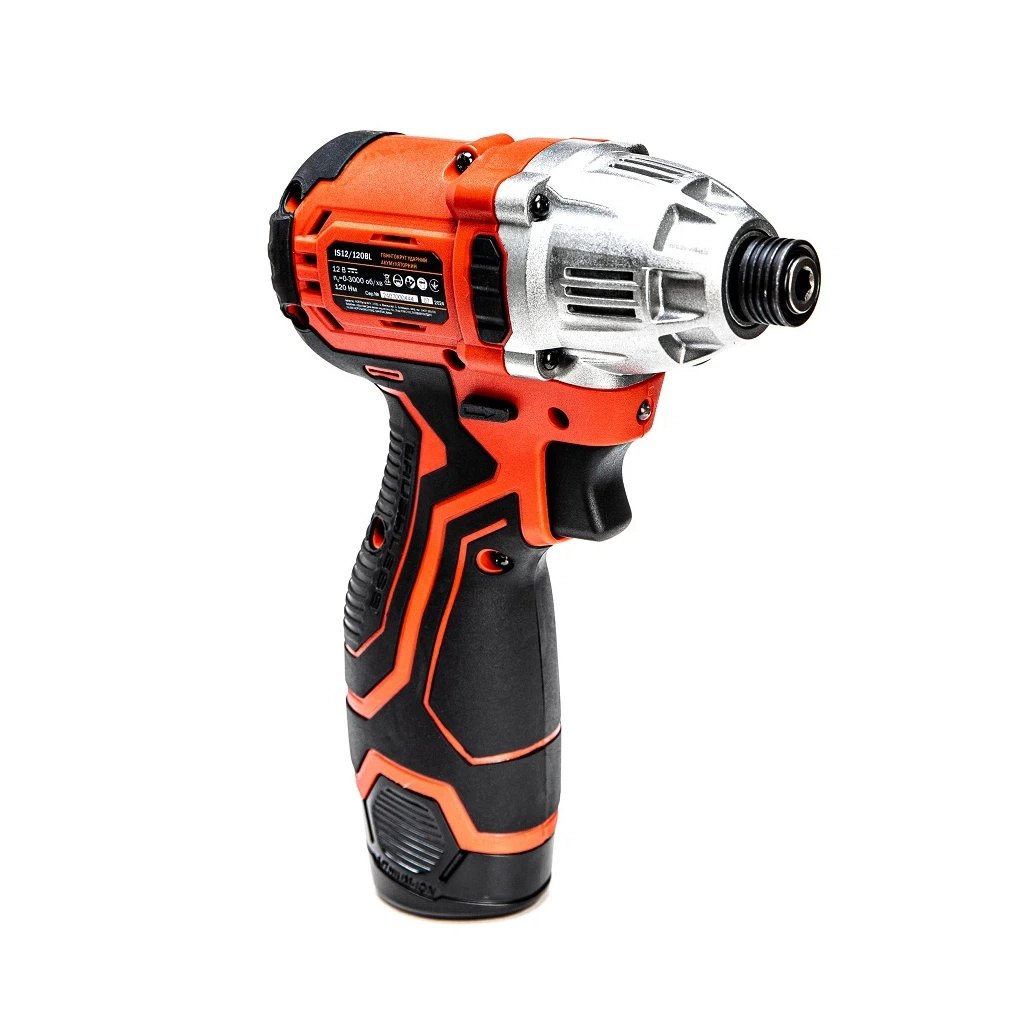 Шуруповерт GTM ударний IS12/120BL, 12В, 120Нм, 0-3000 об/хв, 2x2Ah (IS12/120BL) - фото 4 Шуруповерт GTM ударний IS12/120BL, 12В, 120Нм, 0-3000 об/хв, 2x2Ah (IS12/120BL) - фото 4