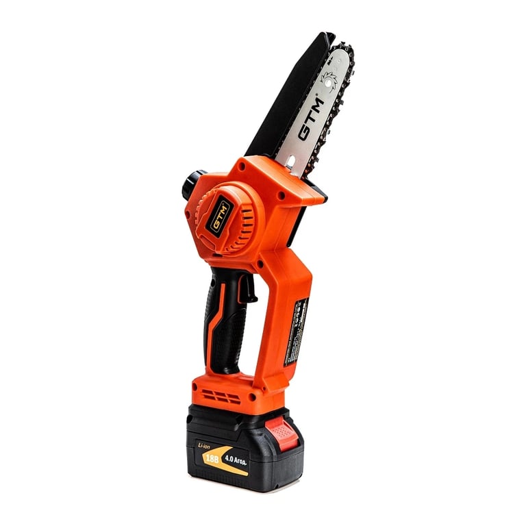 Ланцюгова пила GTM CS18/127BL, 18В, шина 5"/12,7см, 4Ah (CS18/127BL KIT) - фото 2