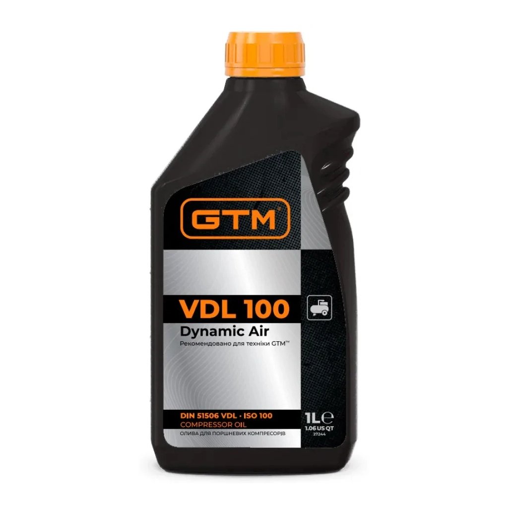 Компресорна олива GTM 1л ISO 100 (Dynamic Air) Компресорна олива GTM 1л ISO 100 (Dynamic Air)
