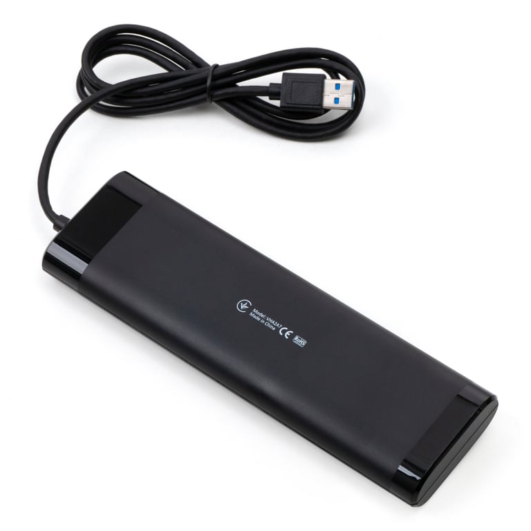Концентратор Vinga USB3.0 to 7*USB3.0 1m cable with Switch and Power Adapter (VHA3A7B) - фото 6