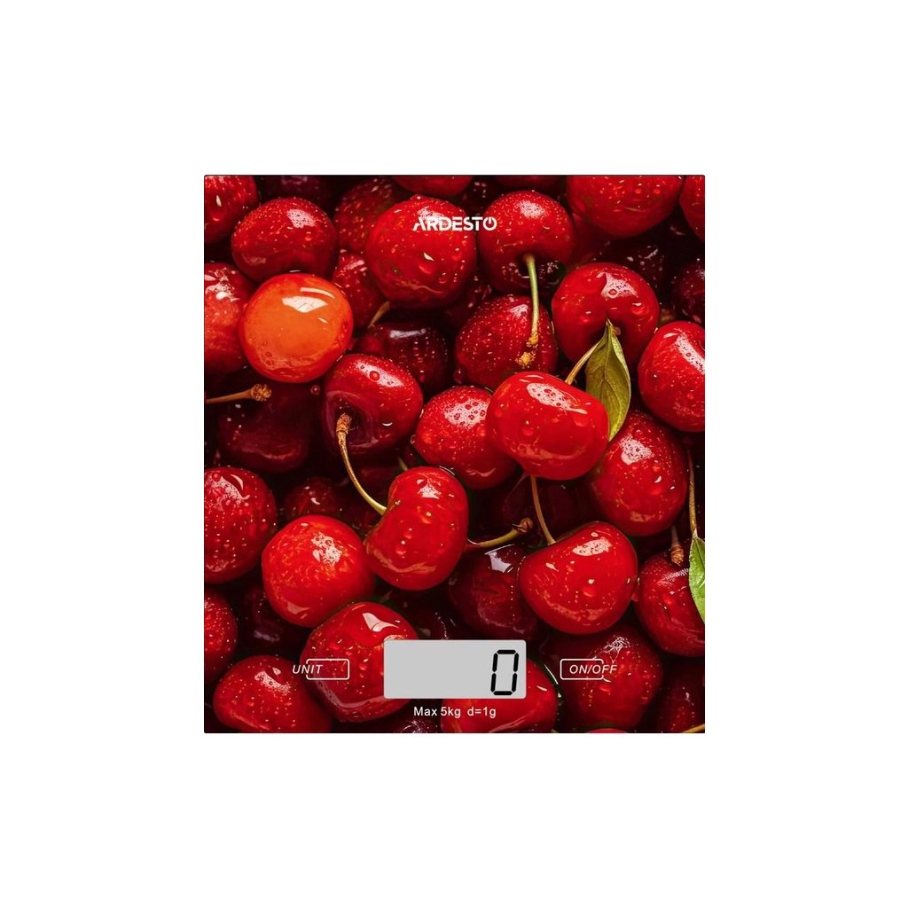 Ваги кухонні Ardesto SCK-893CHERRY - фото 1