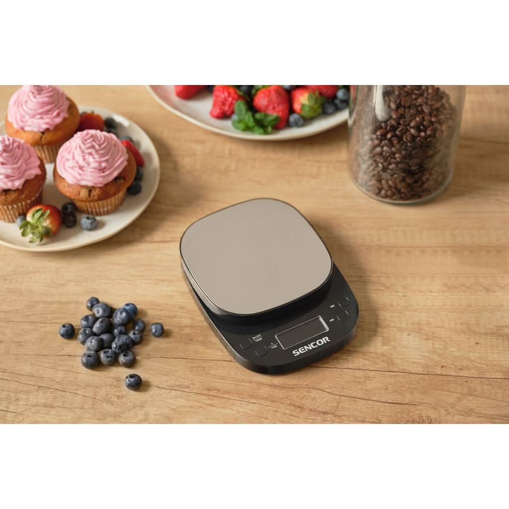 Ваги кухонні Sencor SKS0804BK - фото 2 Ваги кухонні Sencor SKS0804BK - фото 2