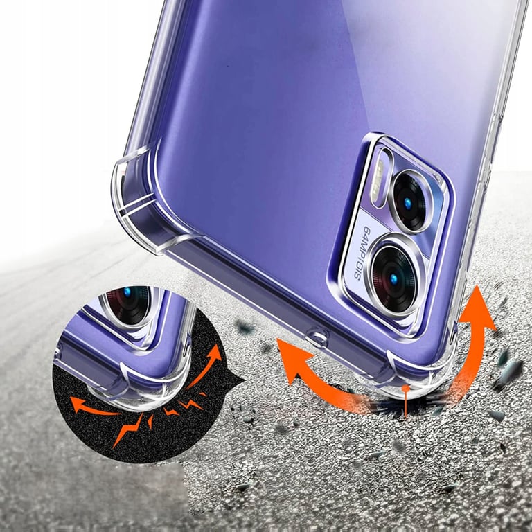 Чохол до мобільного телефона BeCover Anti-Shock Motorola Edge 50 Fusion Clear (712307) - фото 3