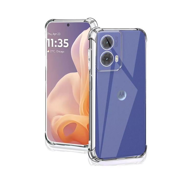 Чохол до мобільного телефона BeCover Anti-Shock Motorola Moto G85 Clear (712310) - фото 1