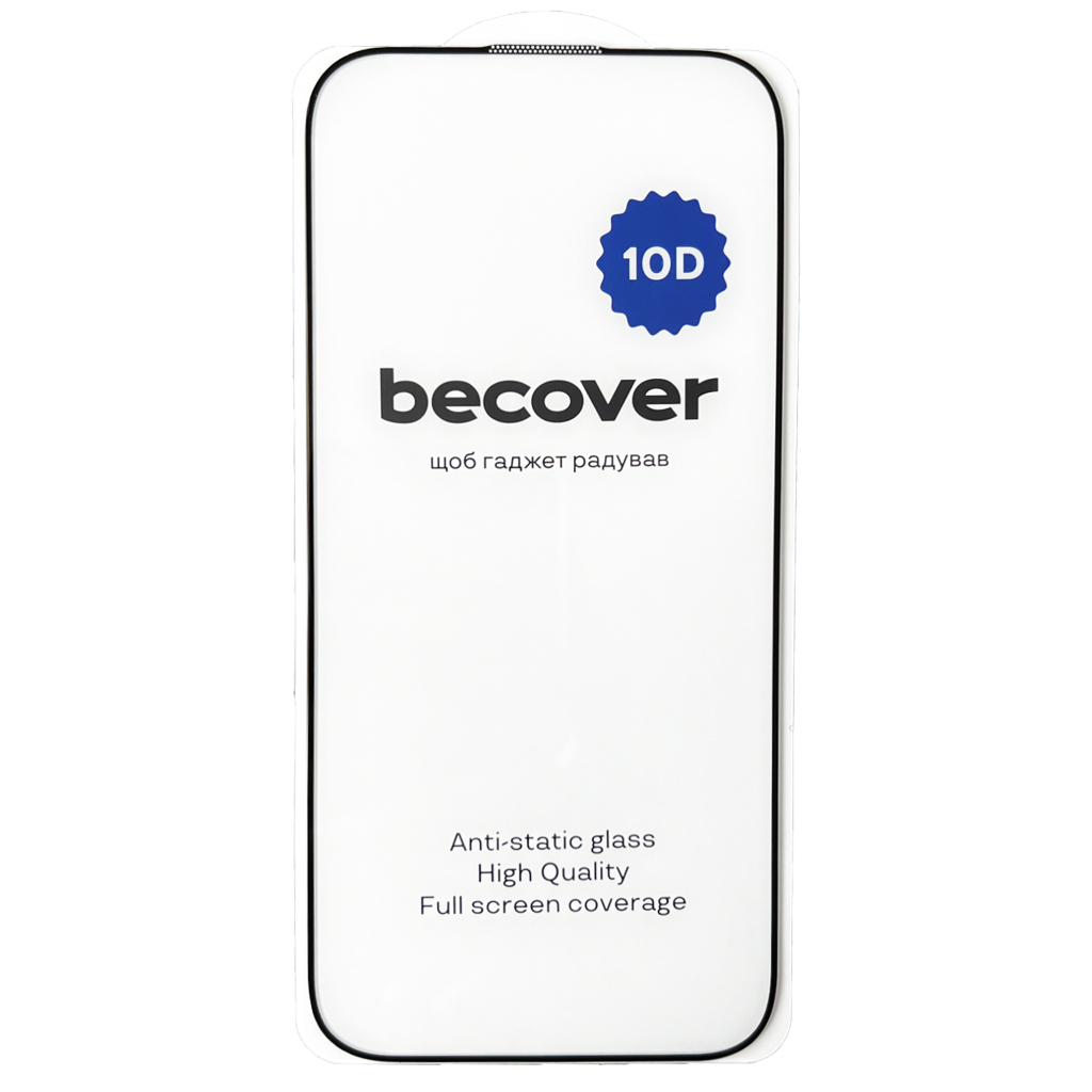 Скло захисне BeCover Apple iPhone 16 Pro 10D Black (712323) - фото 2 Скло захисне BeCover Apple iPhone 16 Pro 10D Black (712323) - фото 2