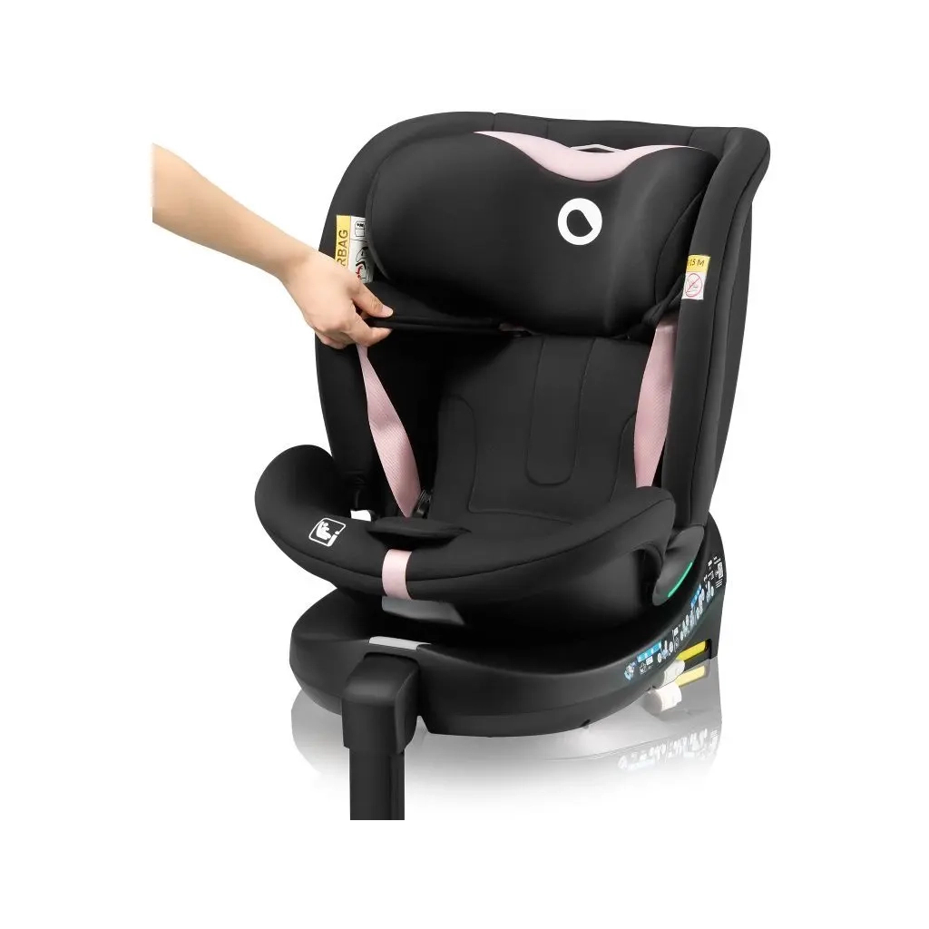 Автокрісло Lionelo Navy I-Size Black Pink (LO-NAVY I-SIZE BLACK PINK) - фото 4 Автокрісло Lionelo Navy I-Size Black Pink (LO-NAVY I-SIZE BLACK PINK) - фото 4