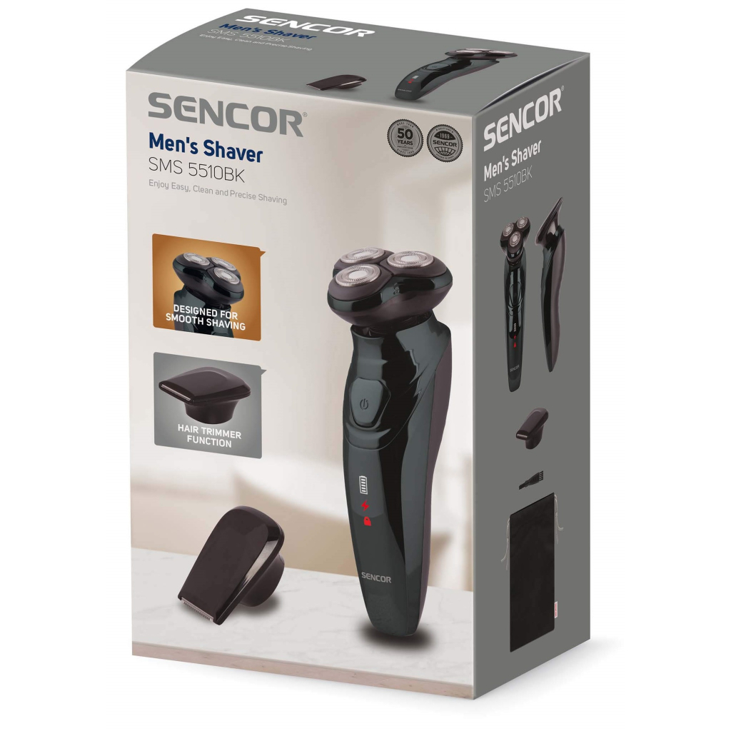 Електробритва Sencor SMS 5510BK (SMS5510BK) - фото 5 Електробритва Sencor SMS 5510BK (SMS5510BK) - фото 5
