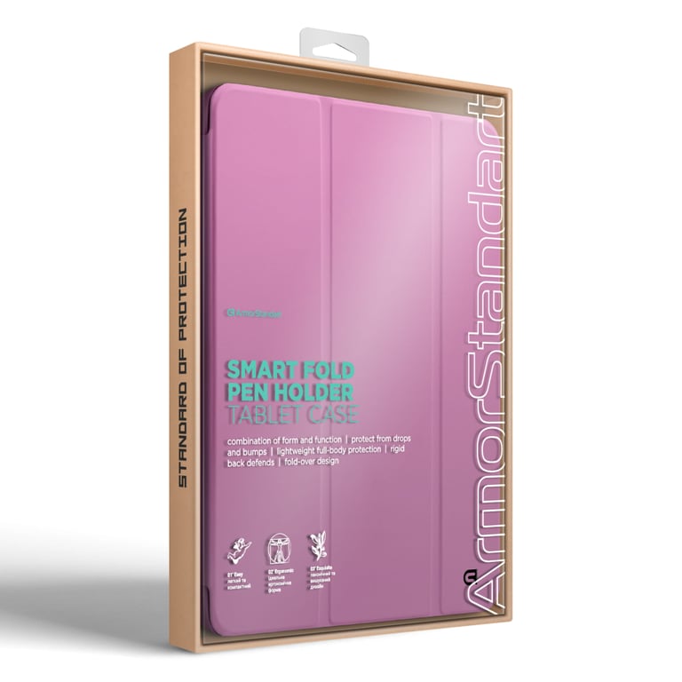 Чохол до планшета Armorstandart Smart Fold Pen Apple iPad Air 11 (2024) Pink (ARM78121) - фото 8