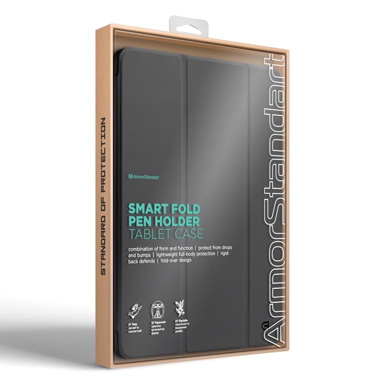 Чохол до планшета Armorstandart Smart Fold Pen Apple iPad Air 13 (2024) Dark Grey (ARM78134) - фото 8