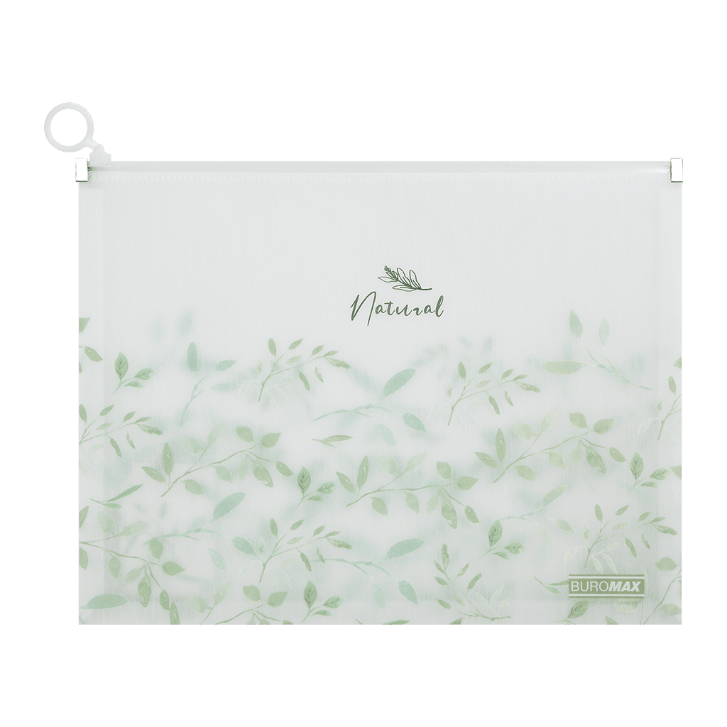 Папка - конверт Buromax на zip-блискавці А4 матовий напівпрозорий пластик, ARABESKI, білий (BM.3975-12) - фото 1 Папка - конверт Buromax на zip-блискавці А4 матовий напівпрозорий пластик, ARABESKI, білий (BM.3975-12) - фото 1