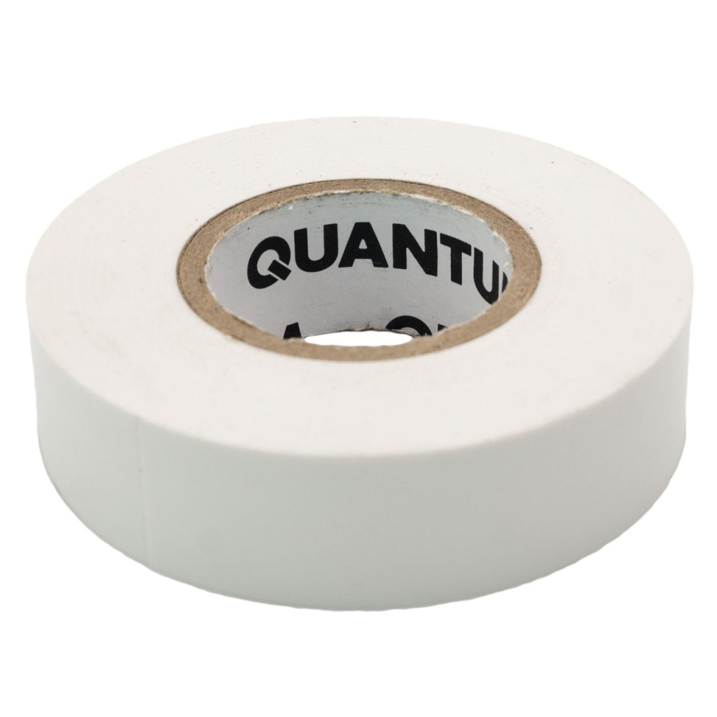 Ізоляційна стрічка Quantum white shinny 18мм/20м (QM-EIT130WS-18/20)