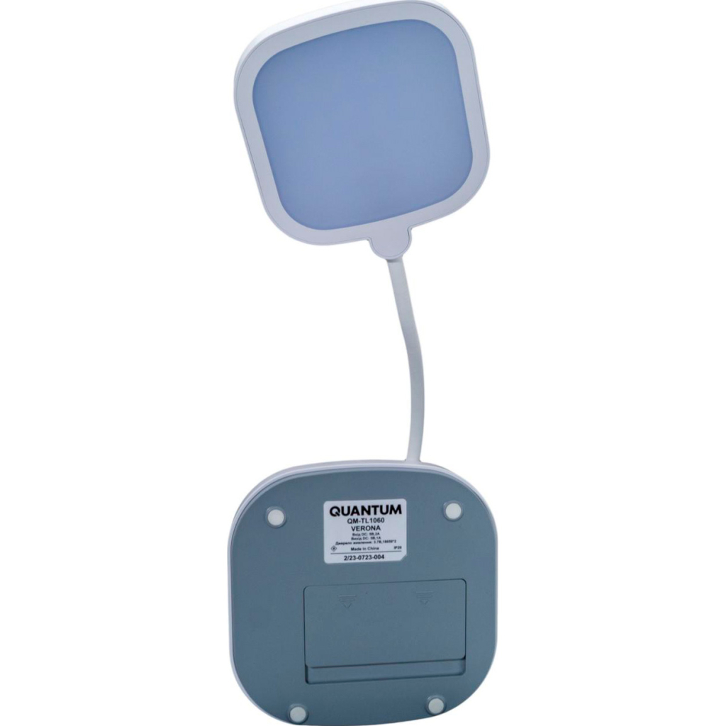 Настільна лампа Quantum VERONA/4000mAh LED з Power Bank (QM-TL1060) - фото 7 Настільна лампа Quantum VERONA/4000mAh LED з Power Bank (QM-TL1060) - фото 7