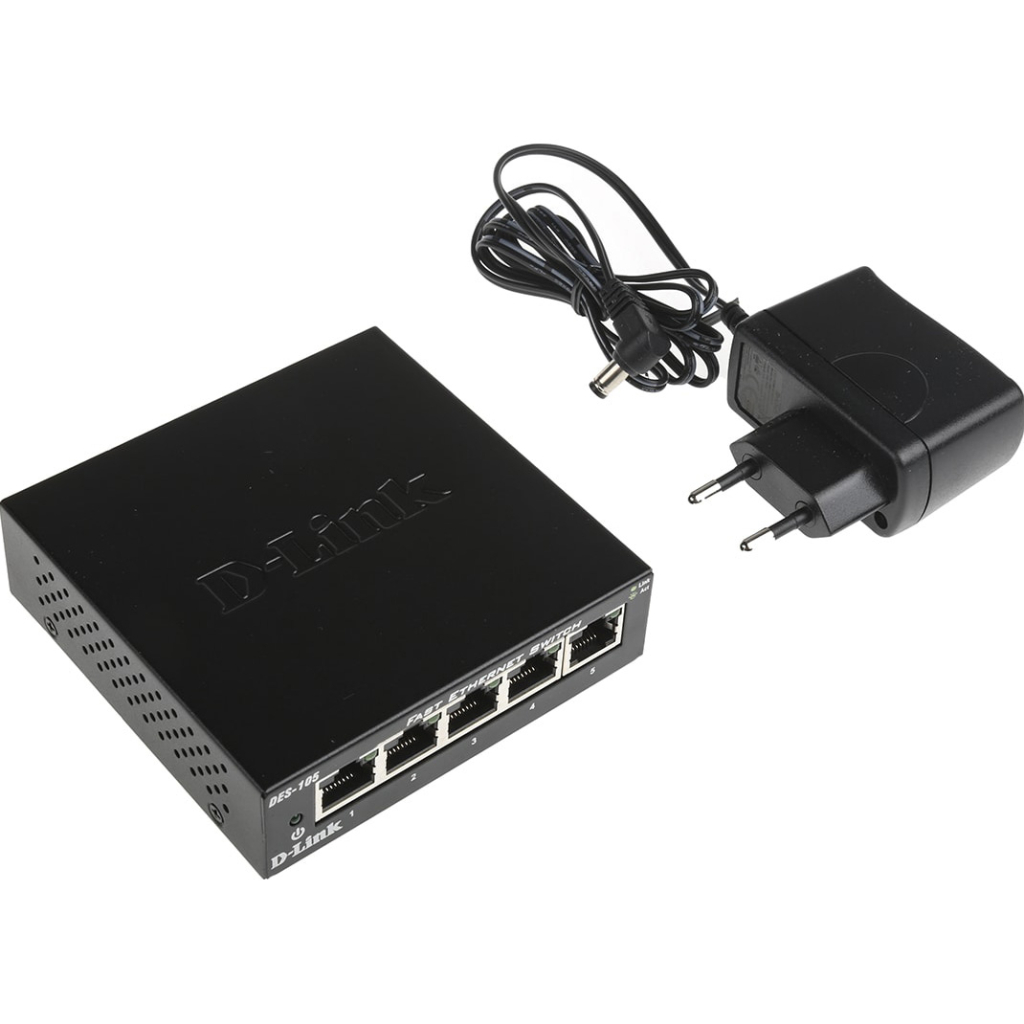 Комутатор мережевий D-Link DES-105 - фото 4 Комутатор мережевий D-Link DES-105 - фото 4