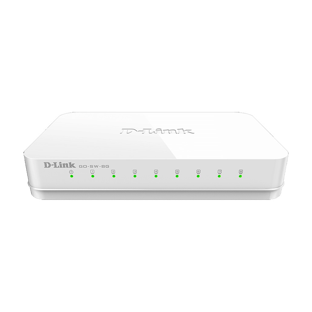 Комутатор мережевий D-Link GO-SW-8G - фото 1