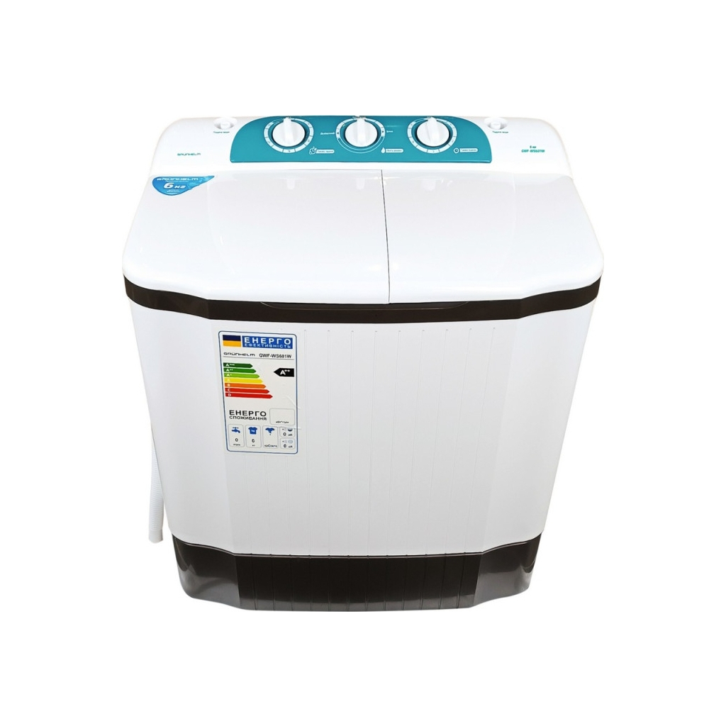 Пральна машина Grunhelm GWF-WS601W - фото 1