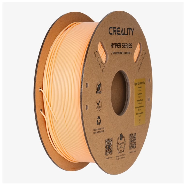 Пластик для 3D-принтера Creality PLA Hyper 1кг, 1.75мм, Peach Fuzz (3301010414)