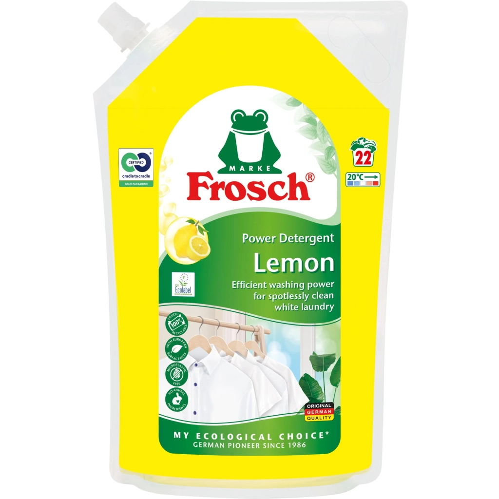 Гель для прання Frosch Лимон Дой-пак 1.5 л (4009175968302)