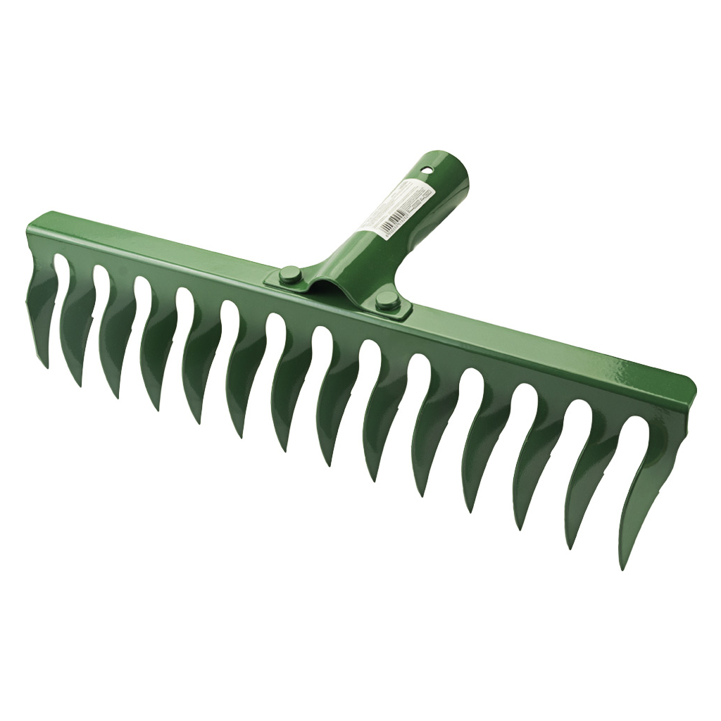 Граблі Grad садові виті 14 зубів 370×82мм заклепувальне кріплення (5051925) Граблі Grad садові виті 14 зубів 370×82мм заклепувальне кріплення (5051925)