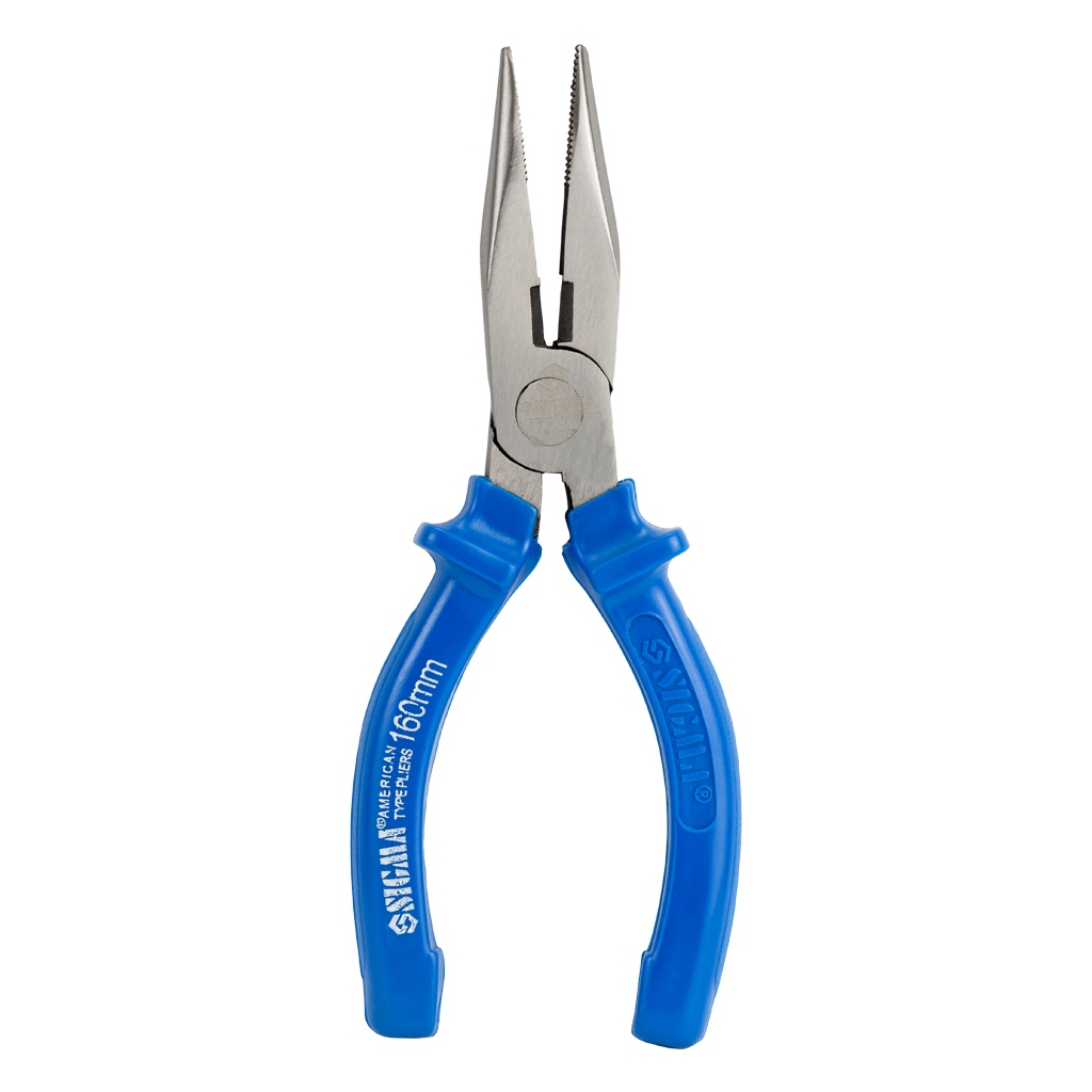 Плоскогубці Sigma довгогубці прямі 160мм сині (4357161) - фото 2 Плоскогубці Sigma довгогубці прямі 160мм сині (4357161) - фото 2