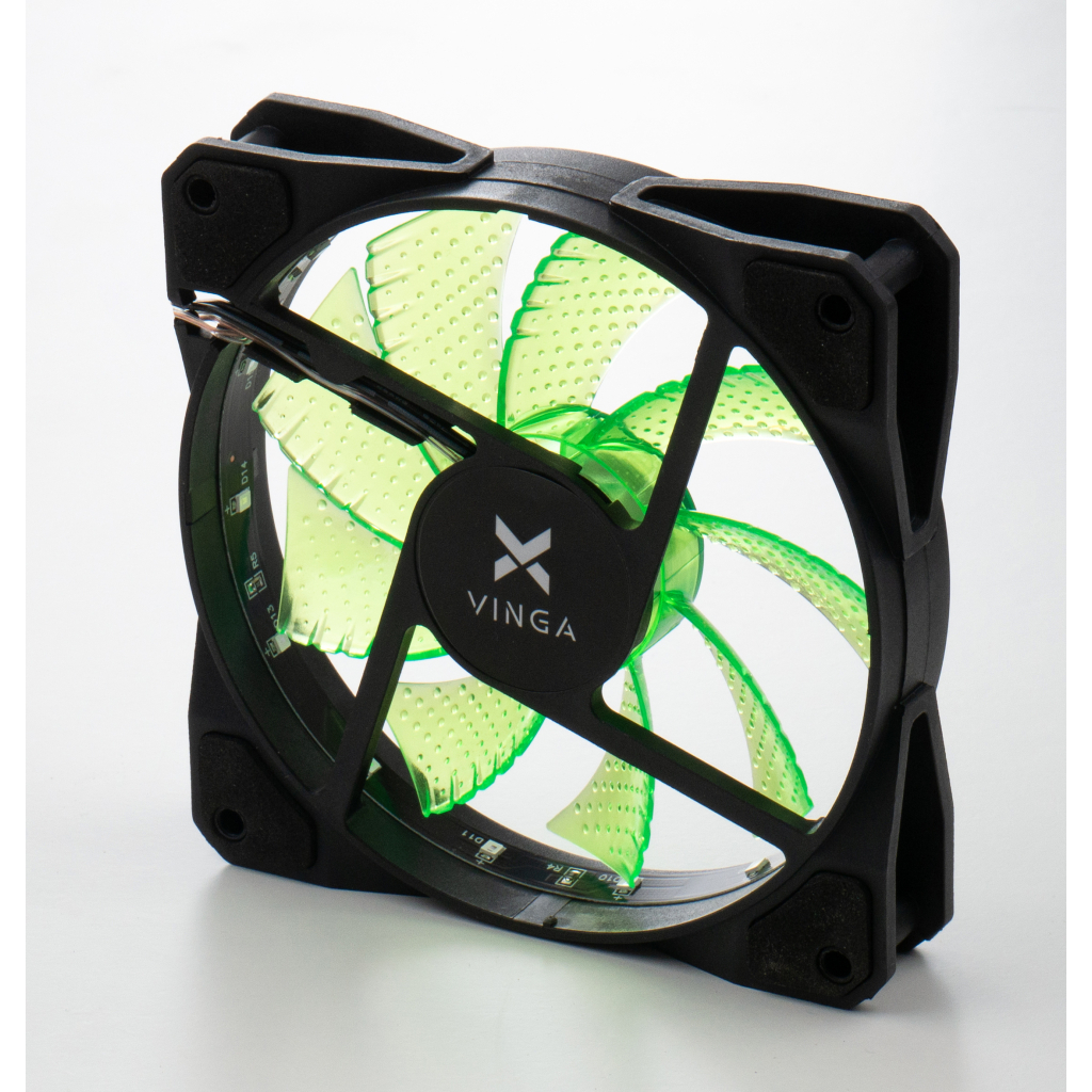 Кулер до корпусу Vinga 12025-15-G1 - фото 3 Кулер до корпусу Vinga 12025-15-G1 - фото 3