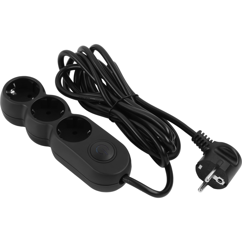 Мережевий подовжувач 2E 2E-U03VES3MBK Мережевий подовжувач 2E 2E-U03VES3MBK