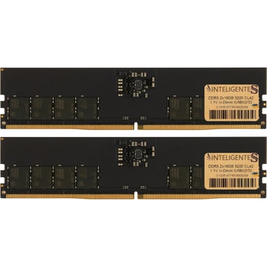Модуль памяті для компютера DDR5 32GB (2x16GB) 5200 MHz INTELIGENTES (IU5BII2/32)